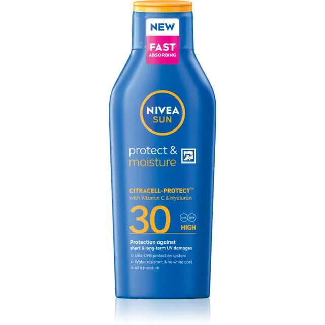 NIVEA SUN Protect & Moisture Niisutav päevituspiim SPF 30 400 ml