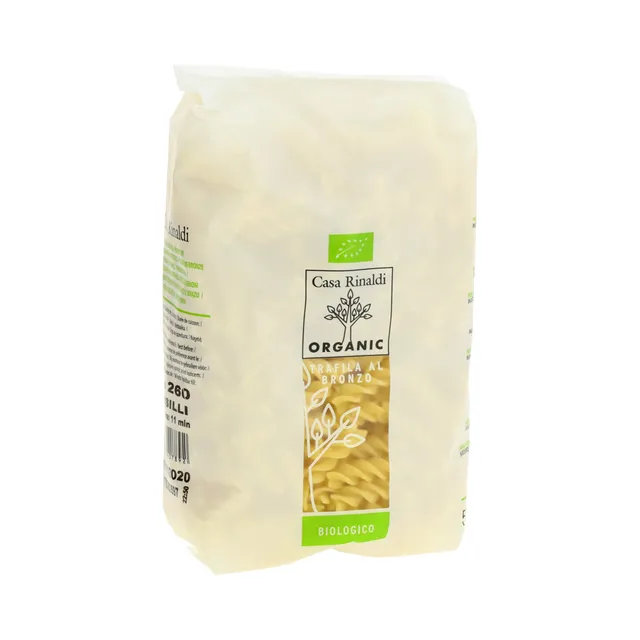 Organic Fusilli bronze Nr.260, CASA RINALDI, 500 g