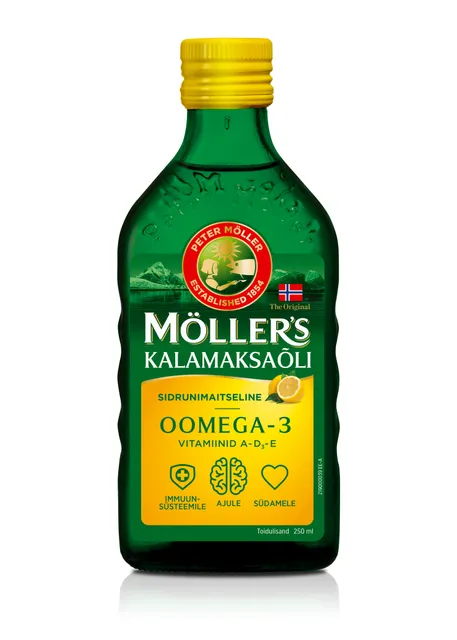 MÖLLERI KALAMAKSAÕLI (SIDRUNIMAITSELINE) 250ML