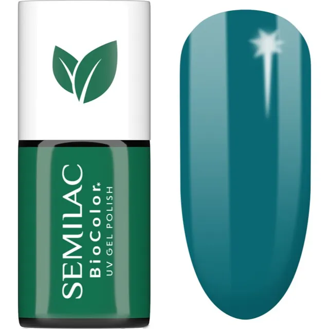 Semilac UV Hybrid BioColor Geelküünelakk UV / LED lambiga kasutamiseks varjund 723 Walk In The Woods 7 ml
