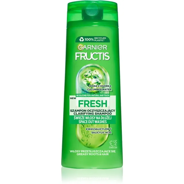 Garnier Fructis Pure Fresh Energiat andev šampoon 400 ml