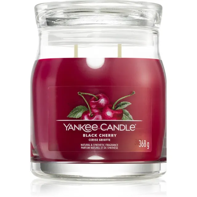 Yankee Candle Black Cherry lõhnaküünal Signature 368 g