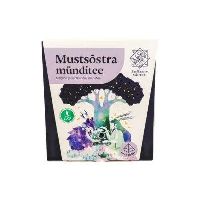 Musts.-pipar.tee Eeriks Island 10x2,5g