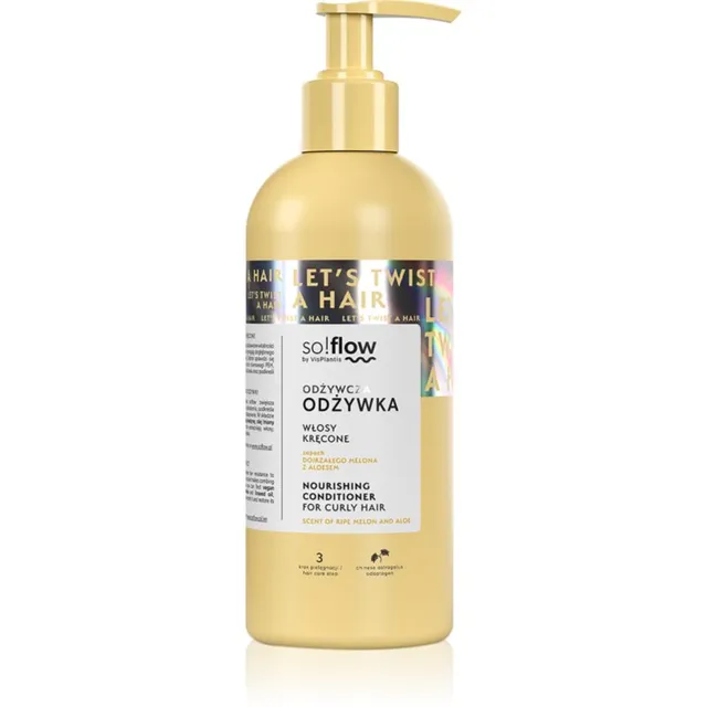 so!flow Curly Hair Nourishing Conditioner Toitev palsam lokkis juustele 400 ml