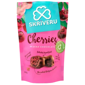 Skriveru Kirsid tumedas shokolaadis110g
