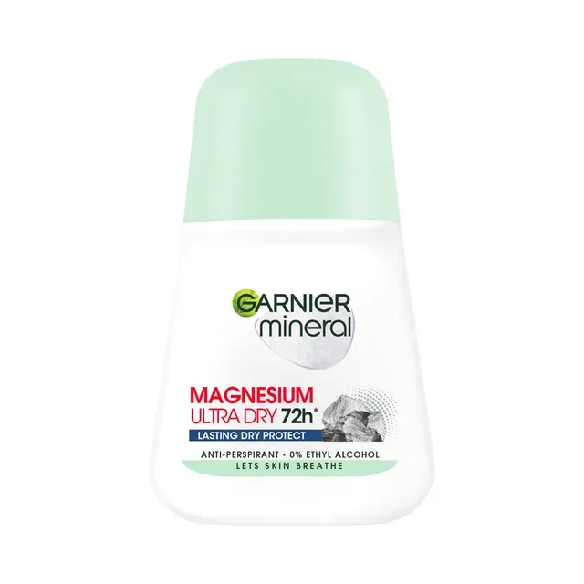 Rulldeodorant Mineral Magnesium Ultra Dry, naistele, GARNIER, 50 ml