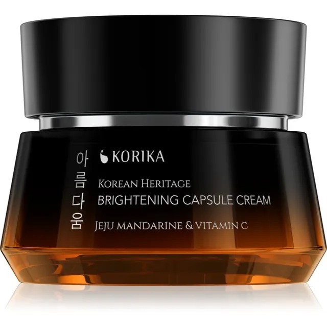 KORIKA Korean Heritage Jeju Mandarine & Vitamin C Brightening Capsule Cream Kirgastav kreem C-vitamiiniga 50 ml