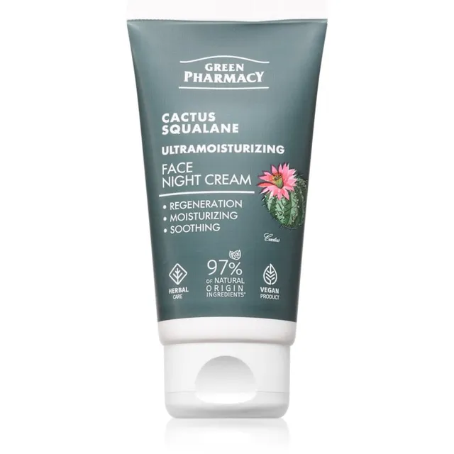 Green Pharmacy Cactus & Squalane Night Face Cream Niisutav öökreem 50 ml