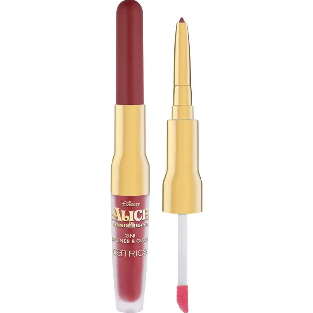 Catrice Disney Alice in Wonderland Kontuuriv huulepulk ja huulelainer kaks-ühes varjund C02 Always Curious 1.77 g