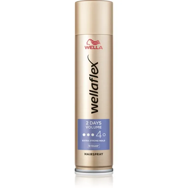 Wella Wellaflex 2 Days Volume Juukselakk - tugev hoidvus volüümi andva efektiga 250 ml
