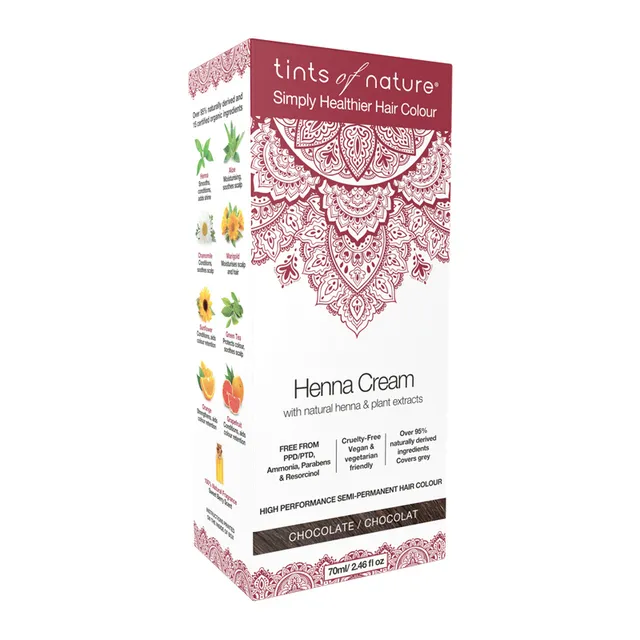 TINTS OF NATURE Henna Cream Chocolate 70ml