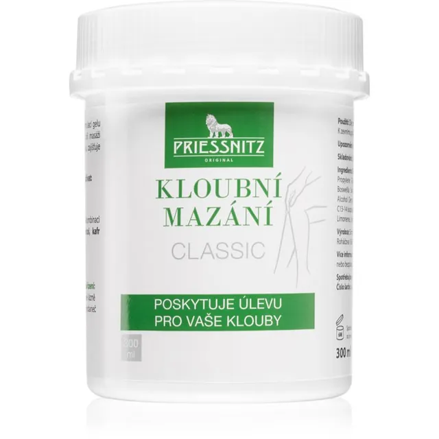 Priessnitz Joint Relief Gel Classic Jahutav geel valu ja liigesejäikuse leevendamiseks 300 ml