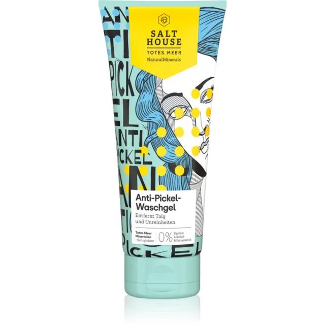 Salt House Natural Minerals Anti-pimple Skin Care Silmameigi eemaldusgeel akne hoolduseks 250 ml