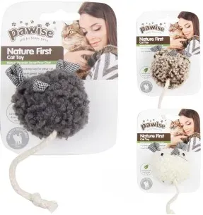 Mänguasi kassile, ümmargune hiir Nature First - Simple Cat (Pawise)