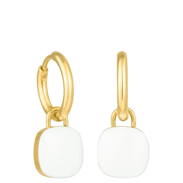 DONDELLA Aurella White Earrings 5g