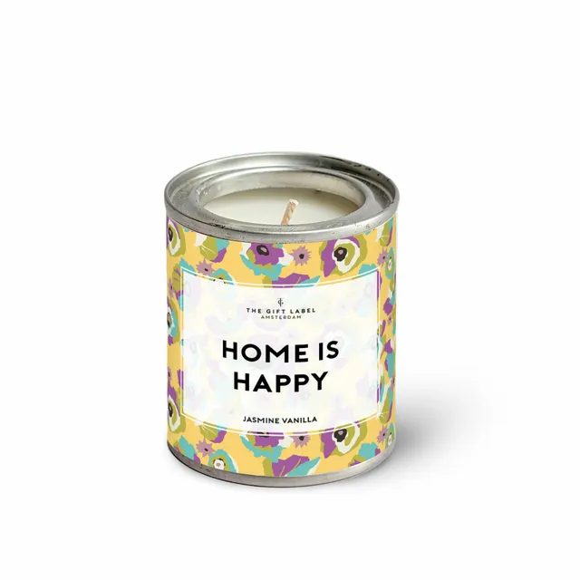 The Gift Label Candletin - Home is Happy SS25 - Jasmine Vanilla