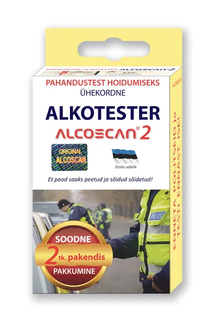 ALKOTESTER ALCOSCAN-2 ÜHEKORDNE N2