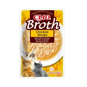 Inaba Churu Ciao Broth Kana puljong rebitud lihaga kassile 40g