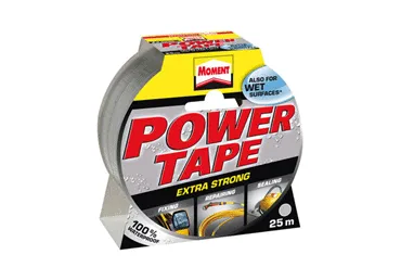 Moment PowerTape hõbe 25m rull