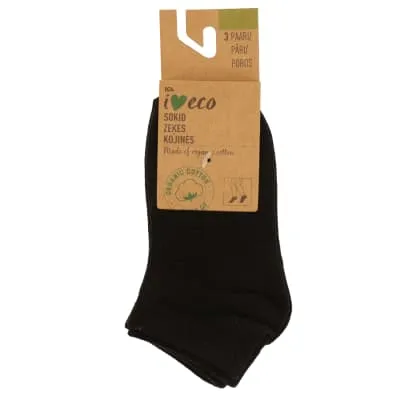 Laste sokid I Love Eco lühikesed 3p 25/27