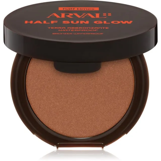 Arval Half Times Half Sun Glow Waterproof Bronzer Veekindel päikesepuuder 8 g
