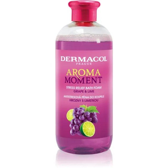 Dermacol Aroma Moment Grape & Lime Stressivastane vannivaht 500 ml