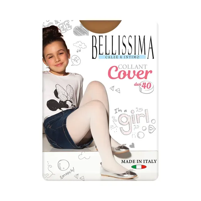 Laste sukkpüksid Cover 40den naturale 8, BELLISSIMA, 1 paar