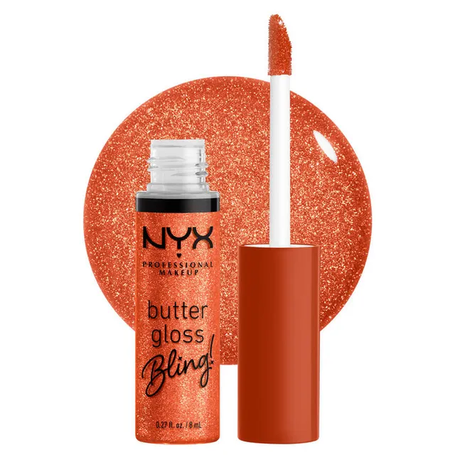 NYX Butter Gloss Bling Lip Gloss No.6 Shimmer Down 8ml