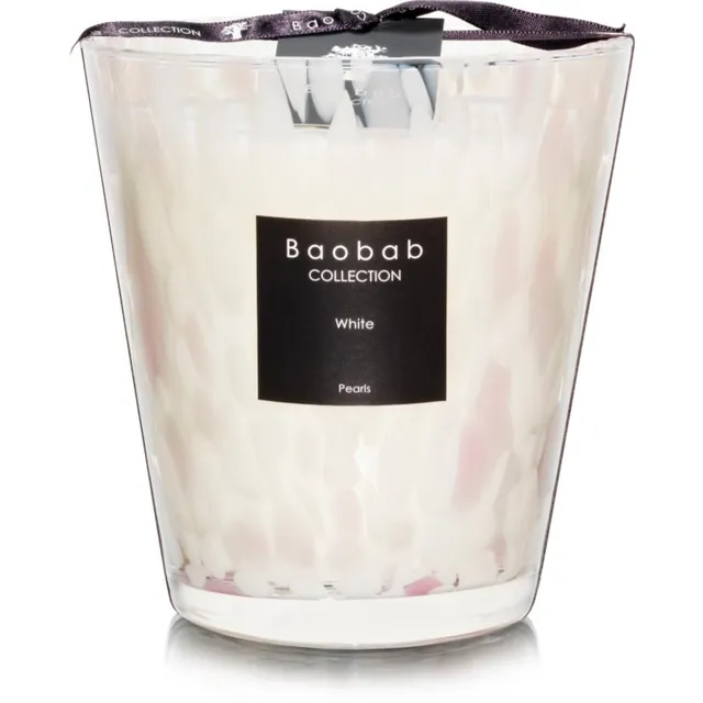 Baobab Collection Pearls White lõhnaküünal 1000 g