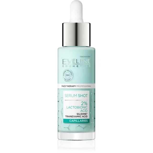 Eveline Cosmetics Serum Shot 2% Lactobionic Acid Rahustav punetusevastane seerum 30 ml