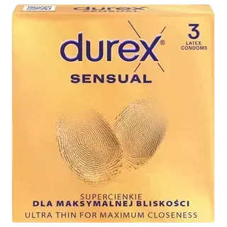 Kondoomid Sensual, DUREX, 3tk