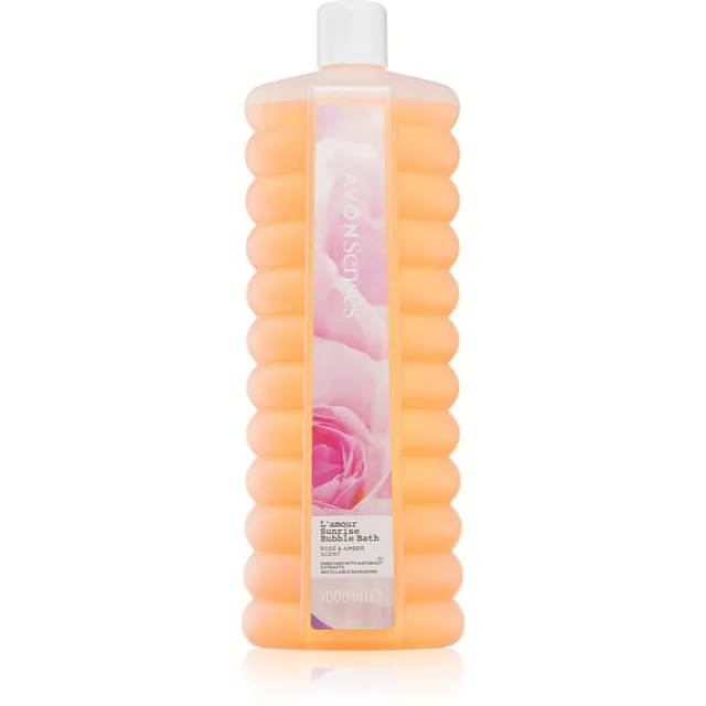Avon Senses L'amour Sunrise Vannivaht roosi lõhnaga 1000 ml