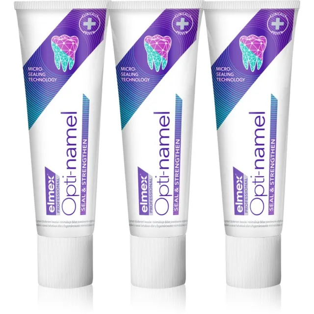 Elmex Opti-namel Seal & Strengthen Hambapasta hambaemaili kaitse 3x75 ml