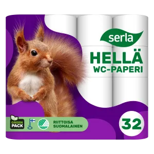 Serla tualettpaber 32 rulli 3-kihiline