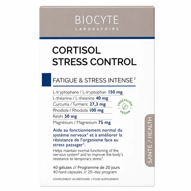 BIOCYTE Cortisol Stress Control 40pcs