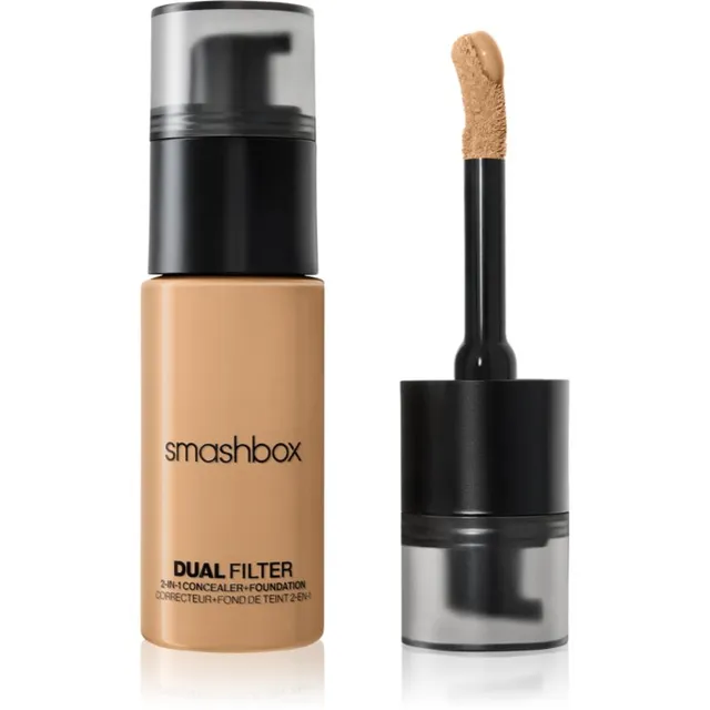 Smashbox DUAL-FILTER 2-in-1 Concealer + Foundation Jumestus- ja peitekreem varjund Light 11 Warm 23.6 ml
