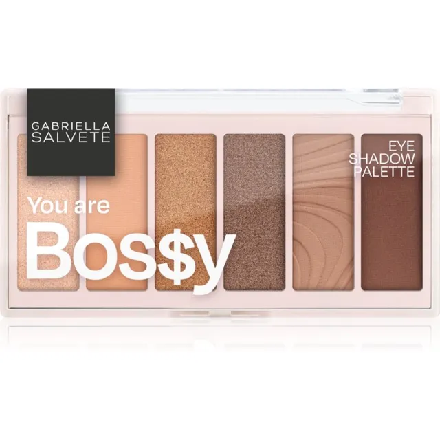 Gabriella Salvete Eyeshadow 6 Shades Palette Lauvärvipalett varjund You are Bos$y 12 g