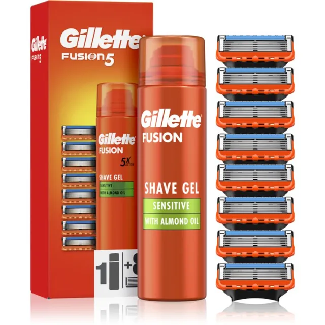 Gillette Fusion5 Sensitive Raseerimiskomplekt