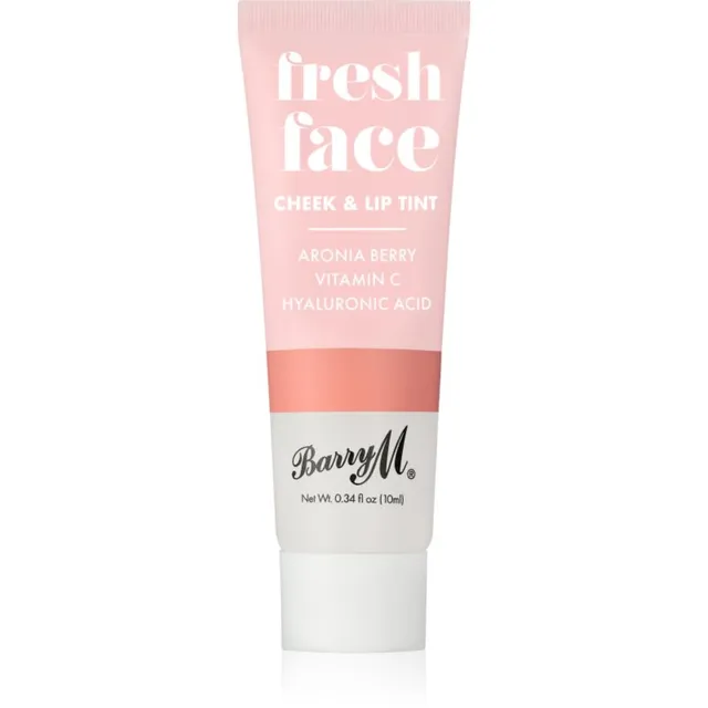 Barry M Fresh Face Vedel põsepuna ja huuleläige varjund Peach Glow 10 ml