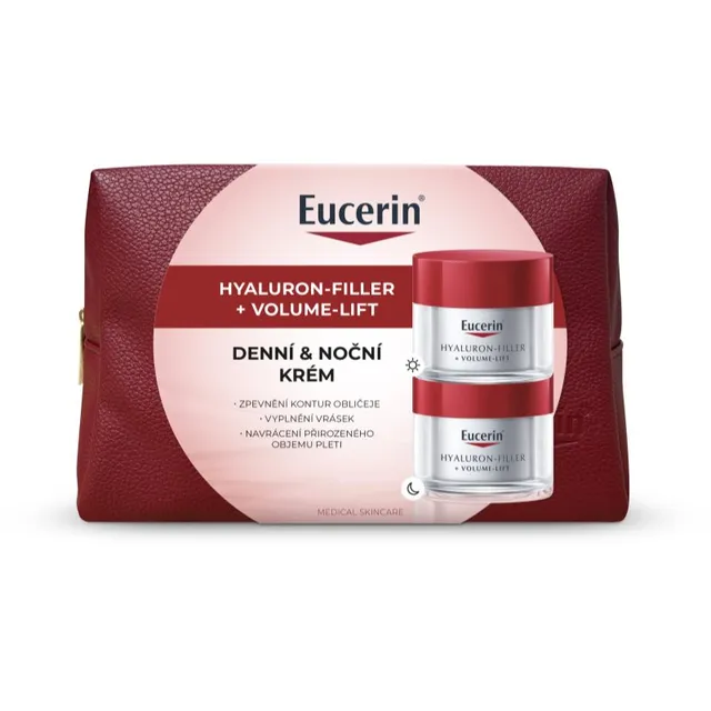 Eucerin Hyaluron-Filler + Volume-Lift jõulukinkekomplekt näonaha pinguldamiseks ja tõstmiseks