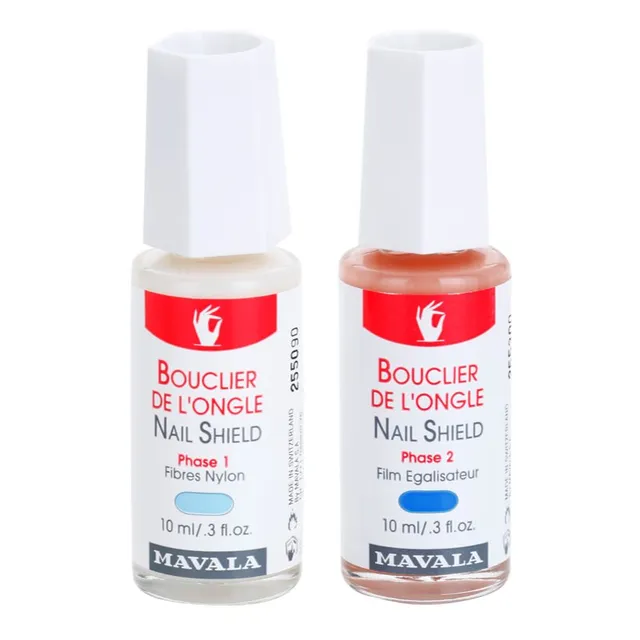 Mavala Nail Camouflage Nail Shield 2-faasiline hooldus küünte taastamiseks ja elastsuse tagamiseks 2x10 ml
