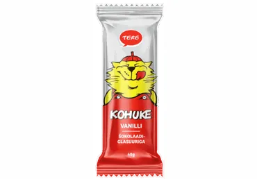 Kohuke TERE vanilli šok.glas., 40g