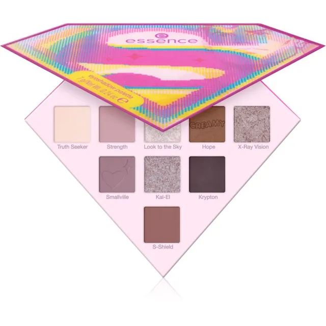 essence Superman Lauvärvipalett varjund 01 Find your power 7 g