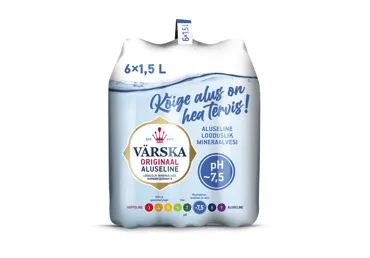 Vesi VÄRSKA Originaal aluseline 6x1.5L