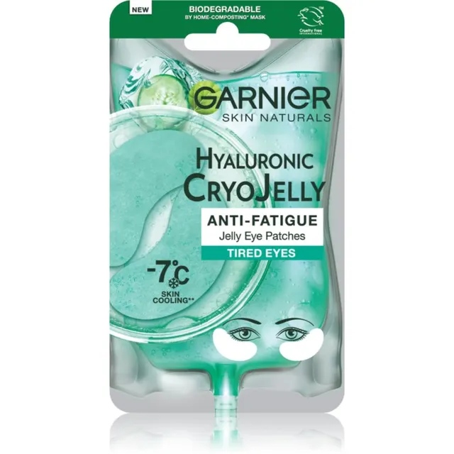 Garnier Textil Masks Cryo Jelly Silmakontuurimask jahutava toimega 5 g