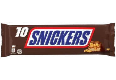 Šokolaadibatoonike SNICKERS 500g, 10pakk