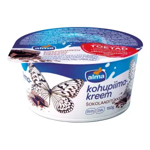 Kohupiimakreem šokolaaditükkidega, ALMA, 150g