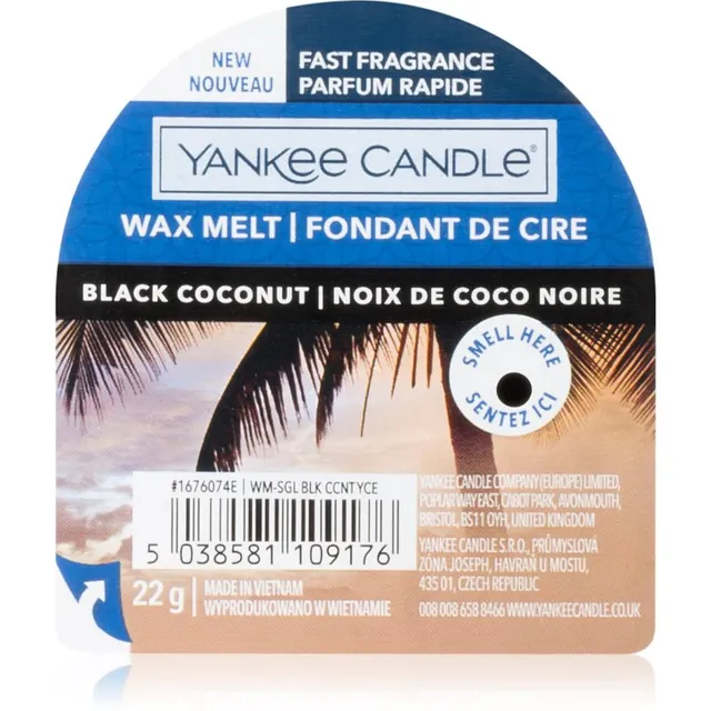 Yankee Candle Black Coconut sulatusvaha 22 g
