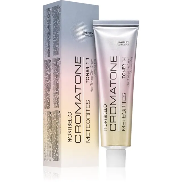 Montibello Cromatone Meteorites Toner värviline tooner väga heledatele blondidele, triibutatud ja valgetele juustele varjund Titanium Grey 60 g