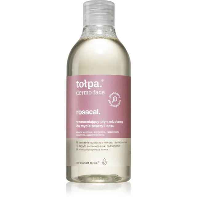 Tołpa Dermo Face Rosacal Mitsellaarne puhastusvesi näole ja silmadele 400 ml